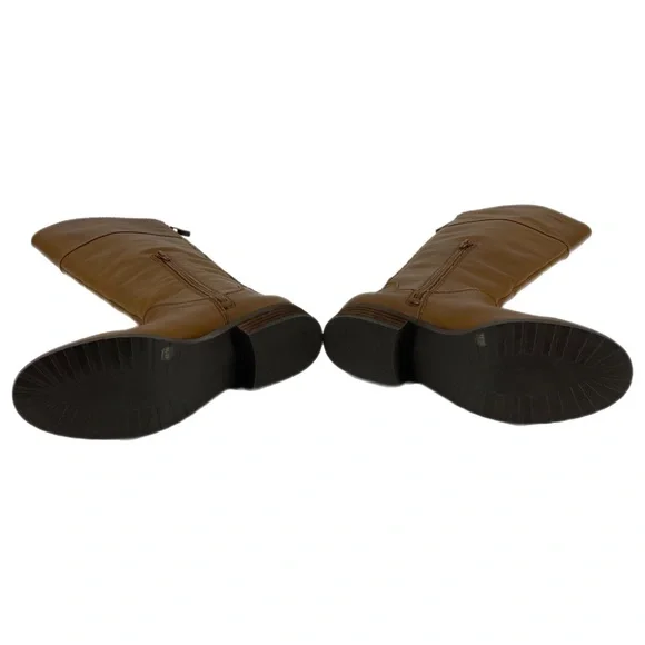 Sole Society Amaretto Belluci Leather So-Carolyn Boots - Picture 4 of 11